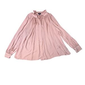 The Limited Long Sleeve Blouse XL Pink  Embellished Sleeves